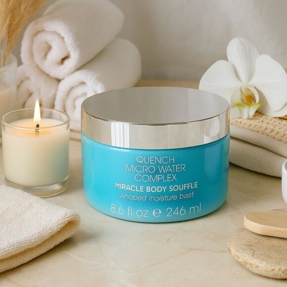 Quench Miracle Body Souffle Whipped Moisturizer Micro Water Complex Full Size - Picture 1 of 7